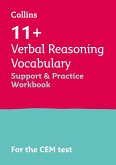 Collins 11+ - 11+ Verbal Reasoning Vocabulary Support and Practice Workbook: For the Cem 2021 Tests