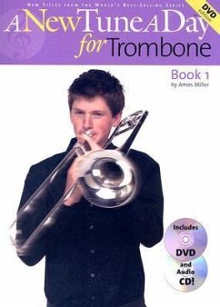A New Tune a Day - Trombone, Book 1 [With CD and DVD] - Miller, Amos