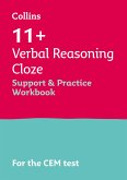 Collins 11+ - 11+ Verbal Reasoning Cloze Support and Practice Workbook: For the Cem 2021 Tests