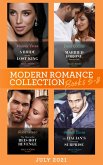 Modern Romance July 2021 Books 5-8: A Bride for the Lost King (The Heirs of Liri) / Married for One Reason Only / The Flaw in His Red-Hot Revenge / The Italian's Doorstep Surprise (eBook, ePUB)