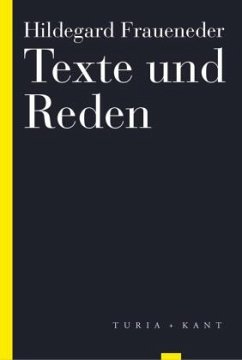 Texte und Reden - Fraueneder, Hildegard