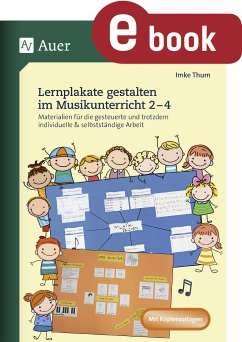 Lernplakate gestalten im Musikunterricht 2-4 (eBook, PDF) - Thum, Imke