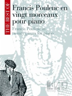Cover The Best of Francis Poulenc en 20 Morceaux for piano