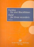 Fundus für 3 Blockflöten (SAT) Partitur und Stimmen