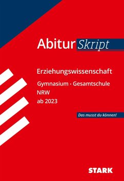 STARK AbiturSkript - Erziehungswissenschaft - NRW ab 2023 - Durt, Mariana