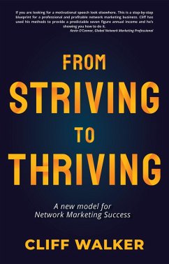 From Striving to Thriving (eBook, ePUB) - Walker, Cliff