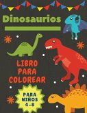 Dinosaurios Libro para colorear para niños 4-8