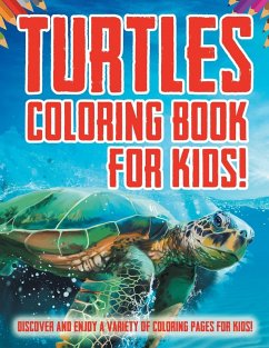 Turtles Coloring Book For Kids! - Illustrations, Bold