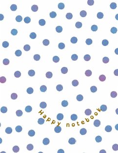Blue dots design Notebook - Foryou, Ally