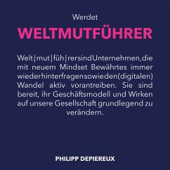 Werdet Weltmutführer (MP3-Download) - Depiereux, Philipp