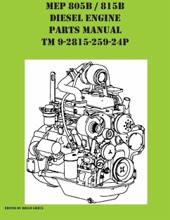 Cover MEP 805B / 815B Diesel Engine Repair Parts Manual TM 9-2815-259-24P