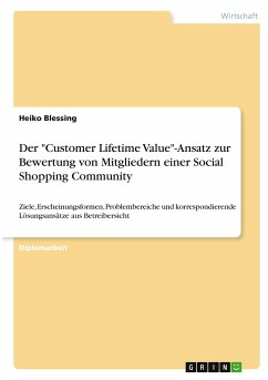 Der &quote;Customer Lifetime Value&quote;-Ansatz zur Bewertung von Mitgliedern einer Social Shopping Community