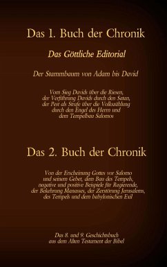 Das 8. und 9. Geschichtsbuch aus dem Alten Testament der Bibel (eBook, ePUB) - Luther, Martin