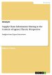 Supply Chain Information Sharing in the... - Bild 1