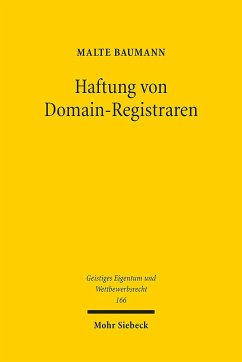 Haftung von Domain-Registraren - Baumann, Malte