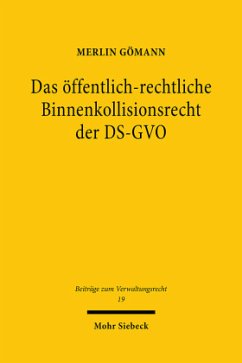 Cover Das öffentlich-rechtliche Binnenkollisionsrecht der DS-GVO
