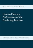 How to Measure Performance of the Purchasing Function