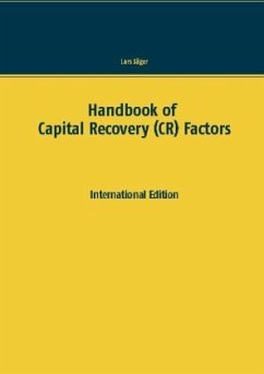 Cover Handbook of Capital Recovery (CR) Factors