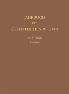 Jahrbuch des öffentlichen Rechts der Gegenwart. Neue Folge