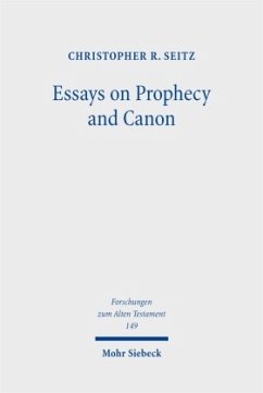 Essays on Prophecy and Canon - Seitz, Christopher R.