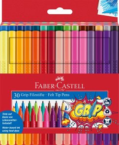 Faber-Castell Filzstift Grip Colour Marker 30er Set