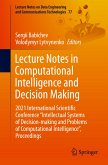 Lecture Notes in Computational Intelligence and Decision Making