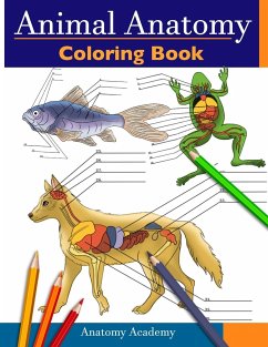 Animal Anatomy Coloring Book - Academy, Anatomy