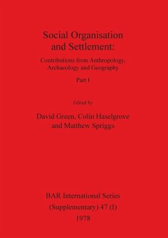 Cover Social Organisation and Settlement, Part I