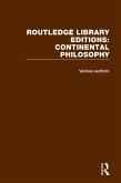 Routledge Library Editions: Continental Philosophy (eBook, PDF)