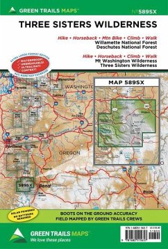 Three Sisters West, or No. 589sx - Maps, Green Trails