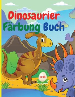 Cover Dinosaurier Färbung Buch