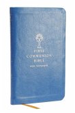 Nabre, New American Bible, Revised Edition, Catholic Bible, First Communion Bible: New Testament, Leathersoft, Blue