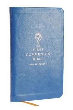 Nabre, New American Bible, Revised Edition, Catholic Bible, First Communion Bible: New Testament, Leathersoft, Blue - Catholic Bible Press