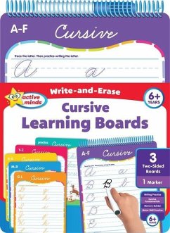 Active Minds Write-And-Erase Cursive Learning Boards - Sequoia Children's Publishing