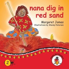 nana dig in red sand - James, Margaret