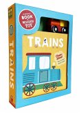 Trains: Book & Wooden Toy Set [With Wodden Toy]