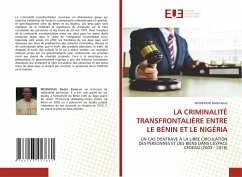 LA CRIMINALITÉ TRANSFRONTALIÈRE ENTRE LE BÉNIN ET LE NIGÉRIA - Dodzi Kossi, MISSIHOUN