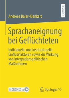 Sprachaneignung bei Geflüchteten (eBook, PDF) - Baier-Klenkert, Andreea