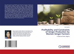 Profitability and Constraints of Ginger Production by Women Ginger Farmers