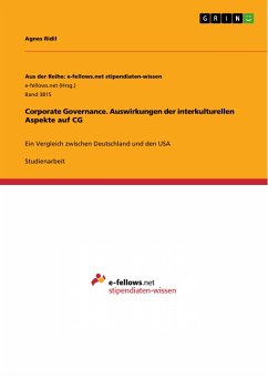 Corporate Governance. Auswirkungen der interkulturellen Aspekte auf CG (eBook, PDF)