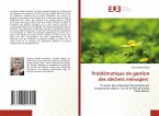 Problématique de gestion des déchets ménagers