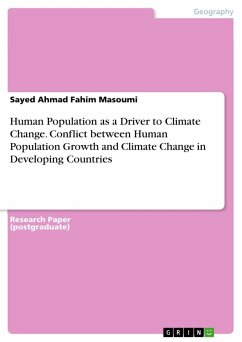 Human Population as a Driver to Climate Change. Conflict between Human Population Growth and Climate Change in Developing Countries - Masoumi, Sayed Ahmad Fahim
