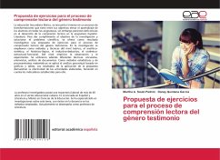 Propuesta de ejercicios para el proceso de comprensión lectora del género testimonio - Souto Padrón, Martha A.; Quintana García, Danay