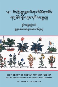 Dictionary of Tibetan Materia Medica (Bod kyi sman rdzas rig pa'i tshig mdzod) - Arya, Pasang Yonten