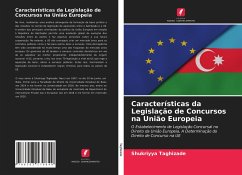 Cover Características da Legislação de Concursos na União Europeia
