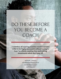 Cover Do These Before You Become A Coach (eBook, ePUB)
