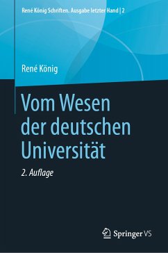 Vom Wesen der deutschen Universität (eBook, PDF) - König, René