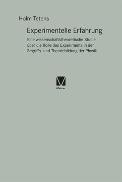 Experimentelle Erfahrung (eBook, PDF) - Tetens, Holm