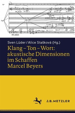 Cover Klang - Ton - Wort: akustische Dimensionen im Schaffen Marcel Beyers (eBook, PDF)