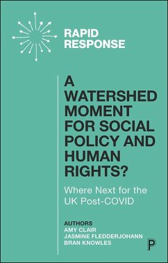 A Watershed Moment for Social Policy and Human Rights? (eBook, ePUB) - Clair, Amy; Fledderjohann, Jasmine; Knowles, Bran